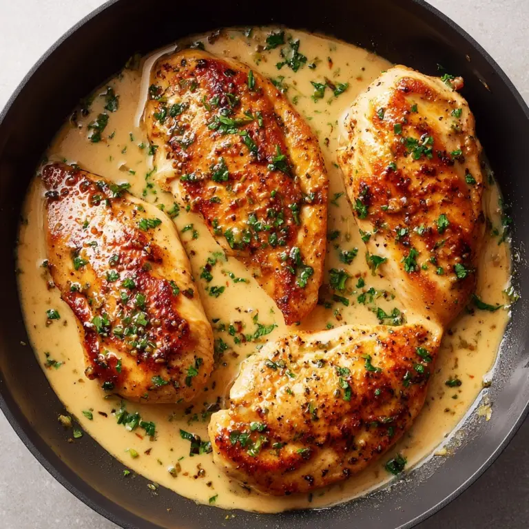 Creamy Garlic Parmesan Chicken Skillet Recipe