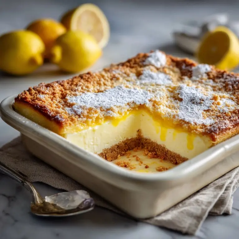 Lemon Cream Cheese Dump Cake Recipe