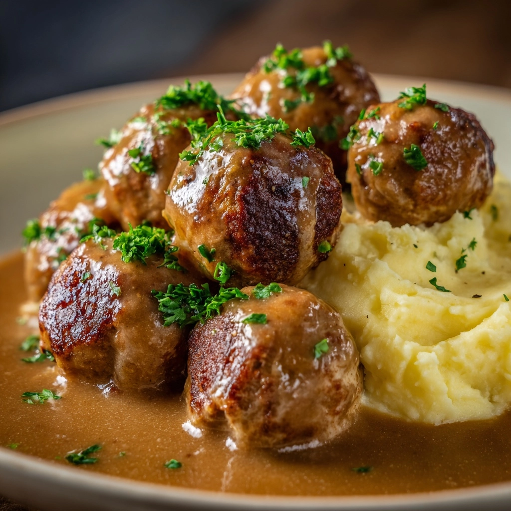 Gravy Lover’s Meatballs Recipe - Recipe Image