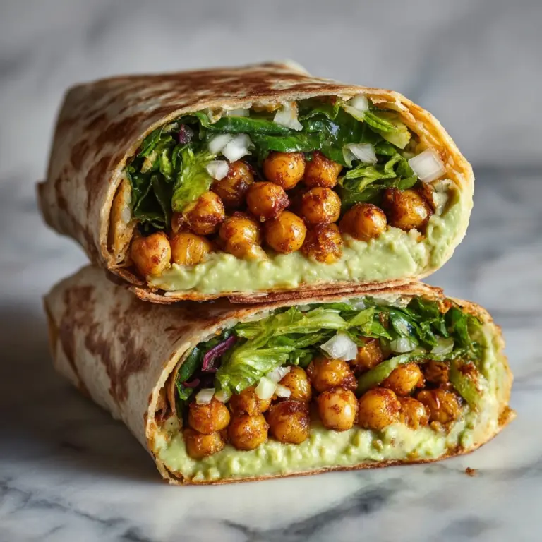 Crunchy Chickpea Caesar Wraps Recipe