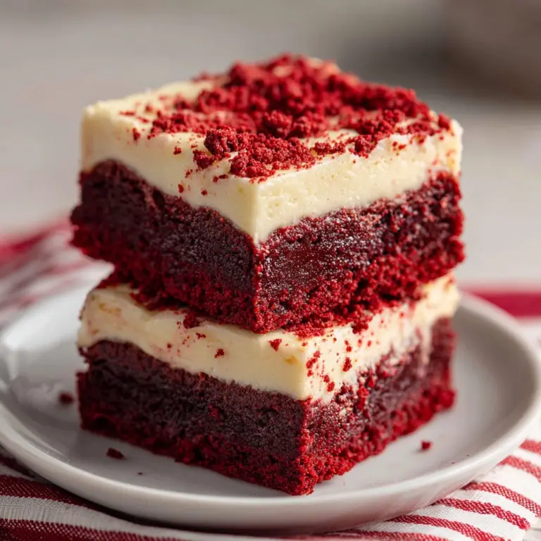 Red Velvet Brownies Recipe