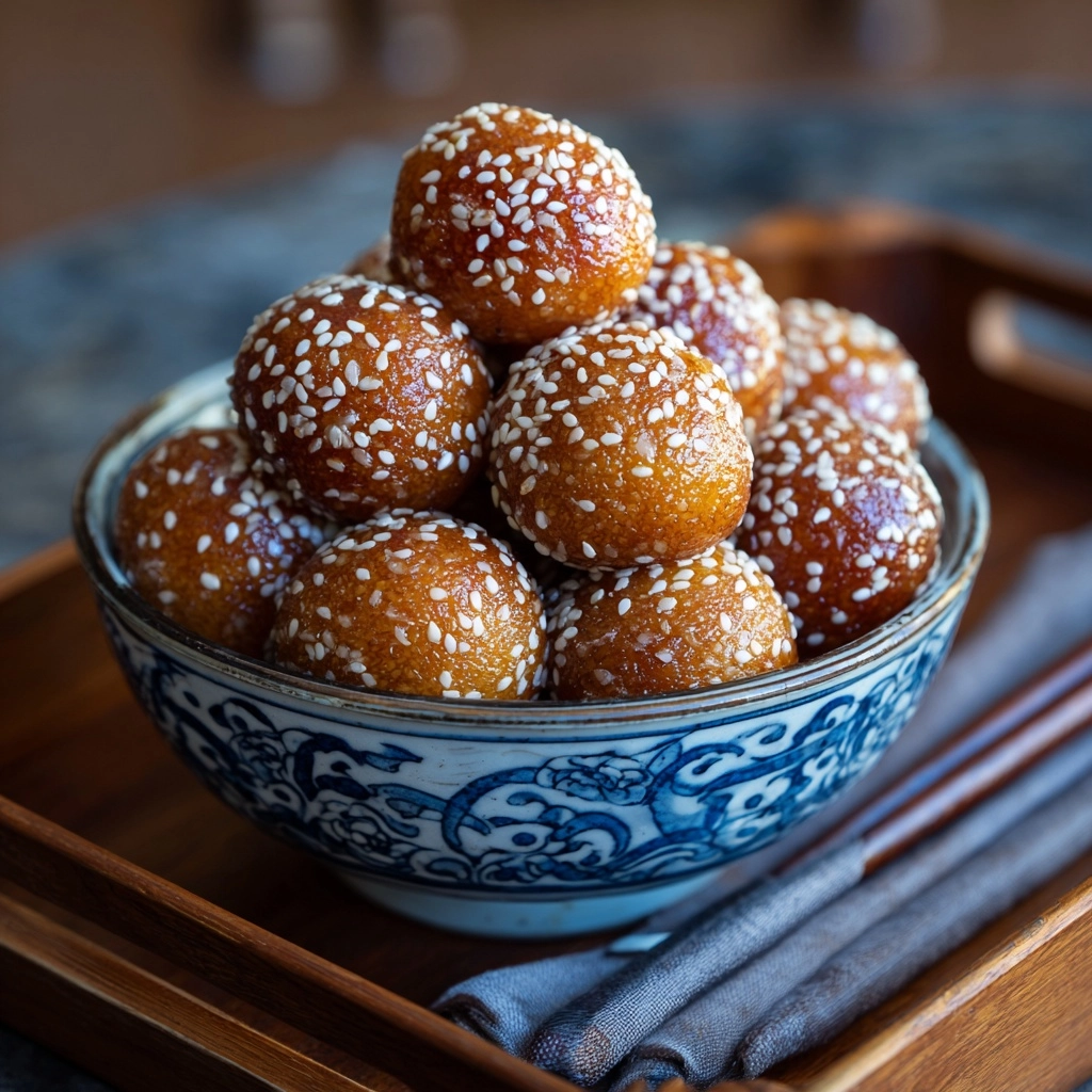 Sweet Potato Sesame Balls Recipe - Recipe Image