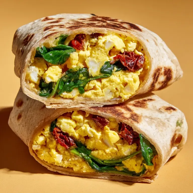 Spinach and Feta Wrap Recipe