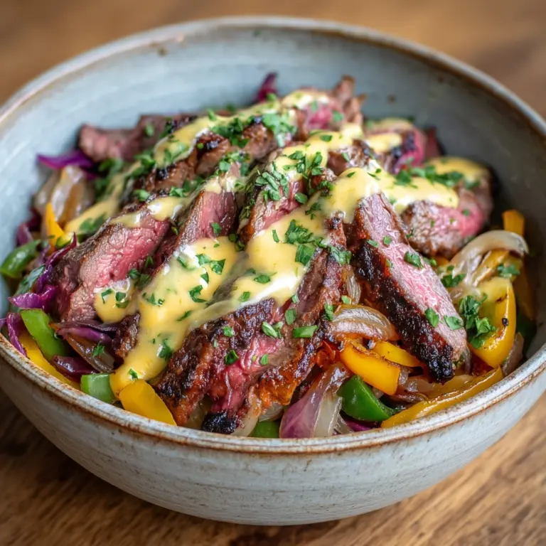 Philly Cheesesteak In A Bowl Recipe