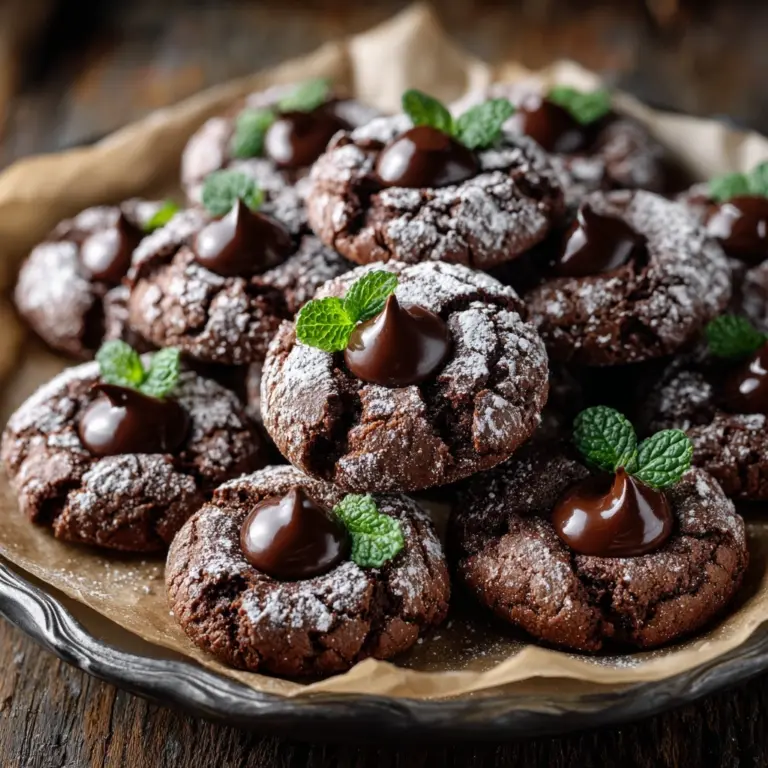 Meltaway Brownie Cookies Recipe