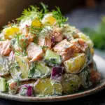 Potato Salad with Hot Smoked Salmon Recipe