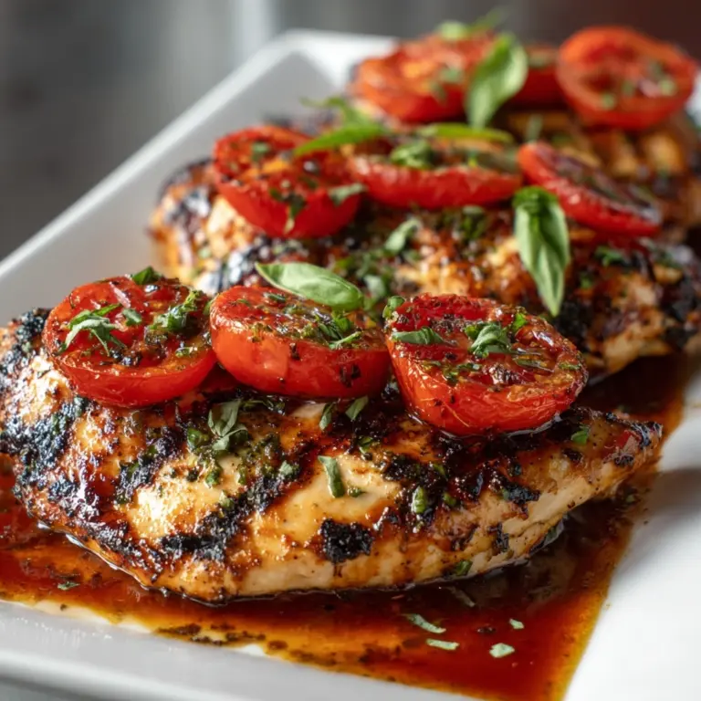 Grilled Chicken Caprese Recipe