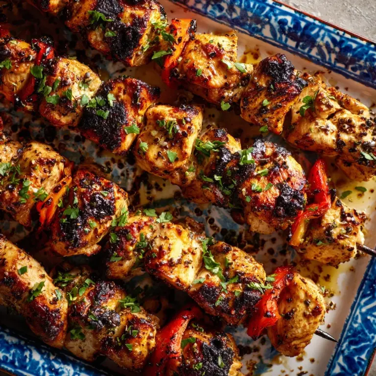 Chicken Skewers in the Oven Recipe