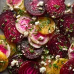 Roasted Beets and Radishes with Goat Cheese Recipe