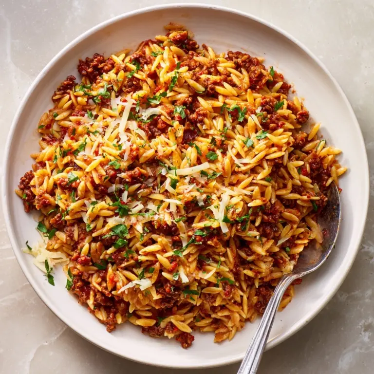 Manestra (Simple Greek Orzo Comfort Food) Recipe