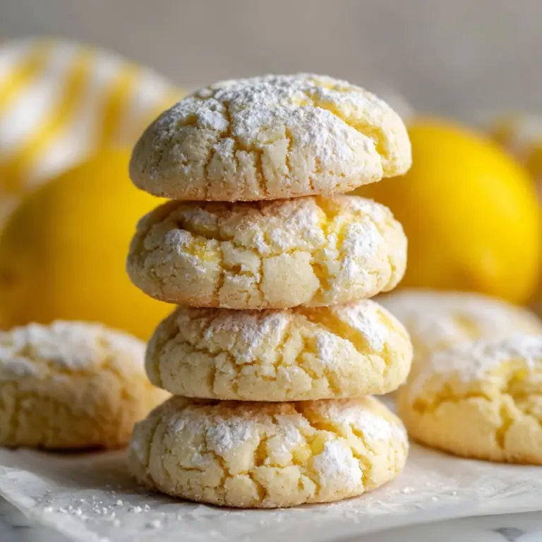 Lemon Cookies From Cake Mix Recipe