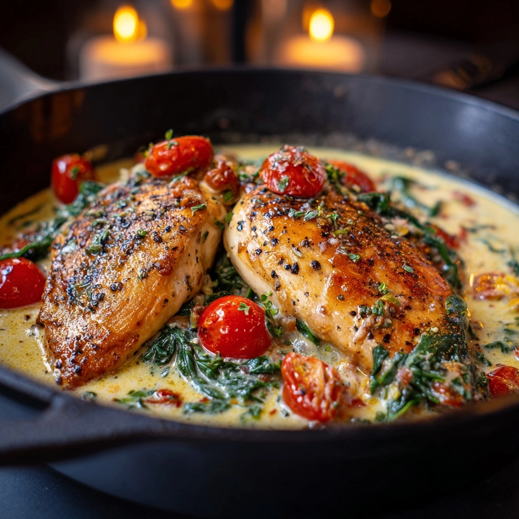 Creamy Tuscan Chicken Recipe - Recipe Image