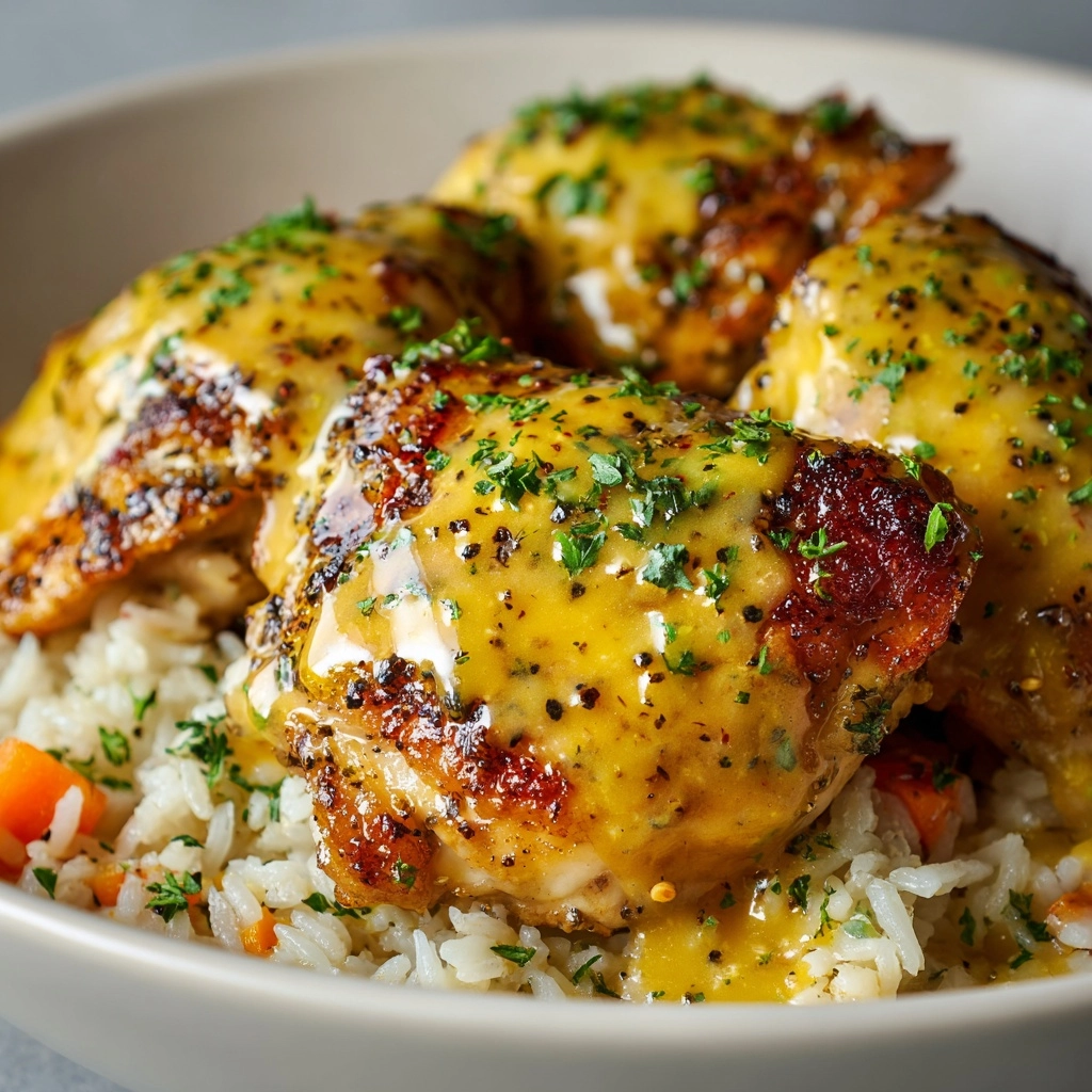 Smothered Chicken and Rice Recipe - Recipe Image