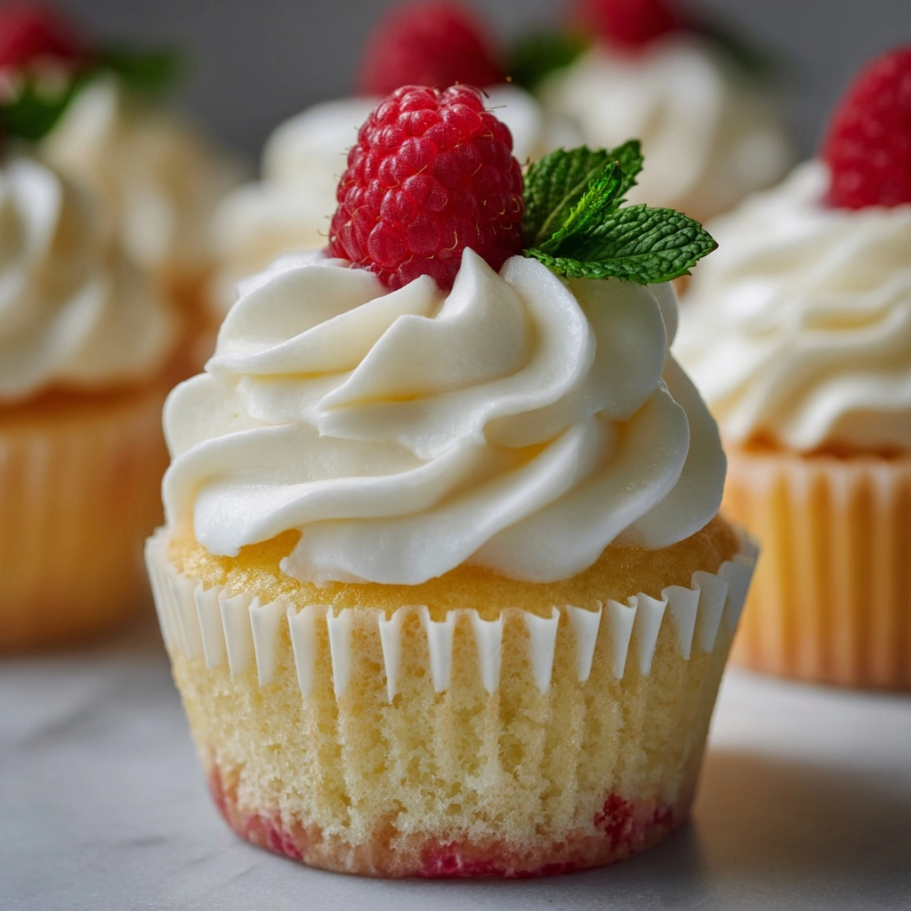 Peach Raspberry Heaven Cupcakes Recipe - Recipe Image