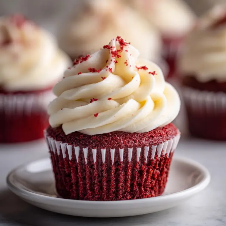 Red Velvet Cheesecake Cupcake Recipe