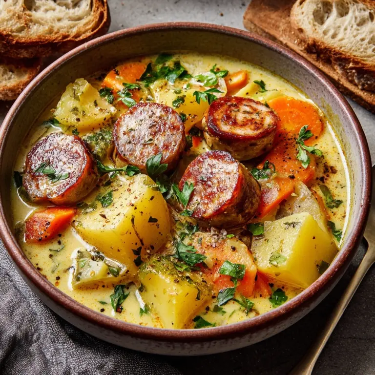 Kielbasa Potato Soup Recipe