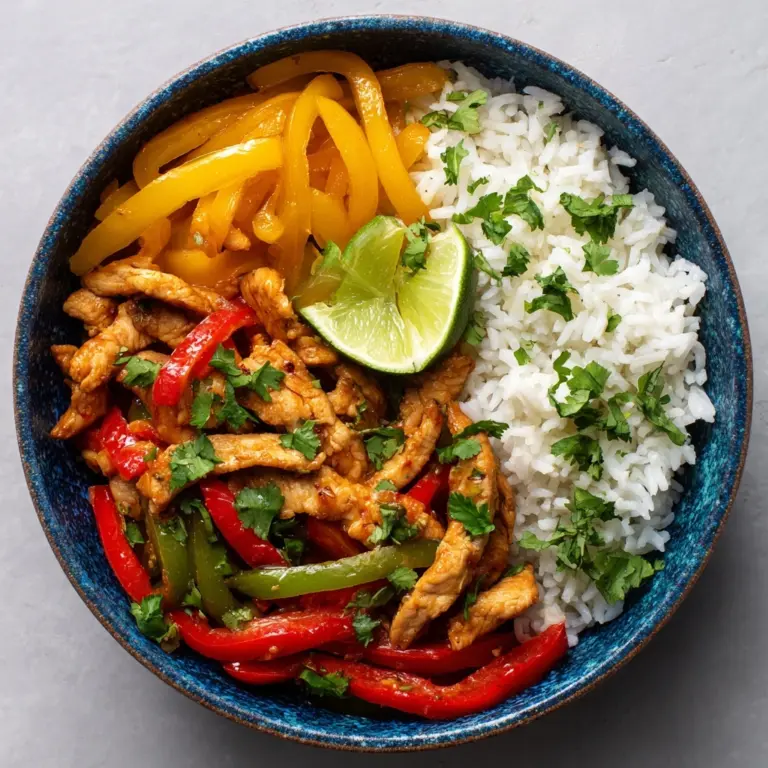 Chicken Fajita Bowl Recipe