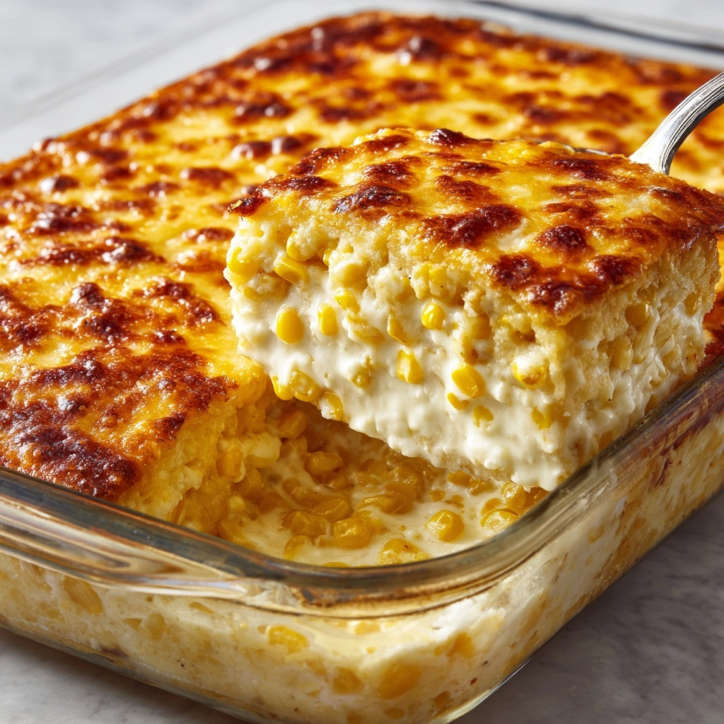 Cream Cheese Corn Casserole Recipe - Recipe Image