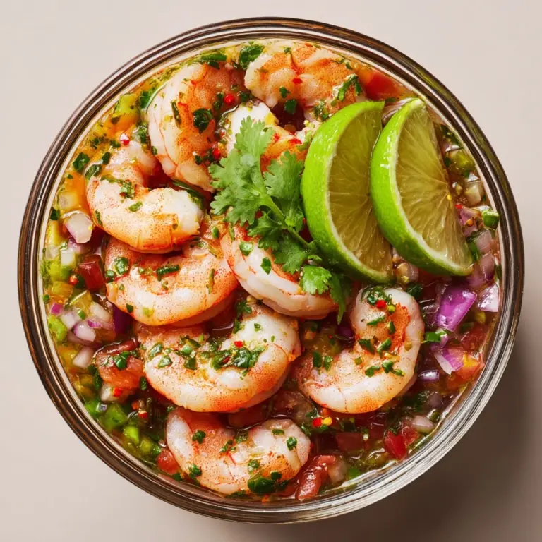 Shrimps in Culichi Salsa with Authentic Flavor Recipe