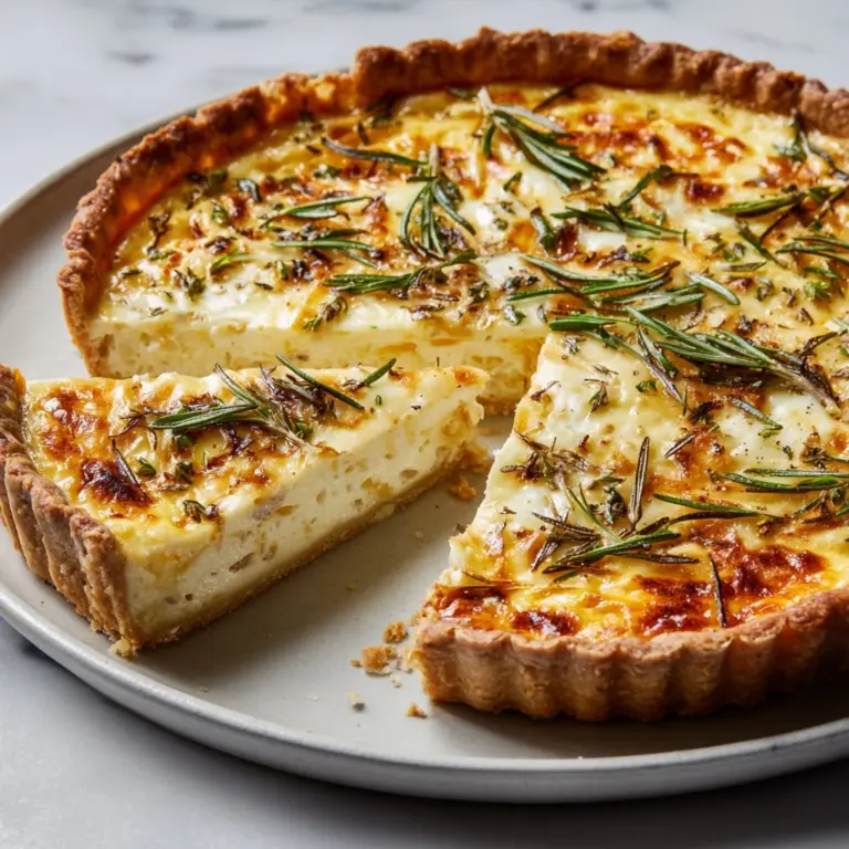 Crab and Tarragon Tart Recipe