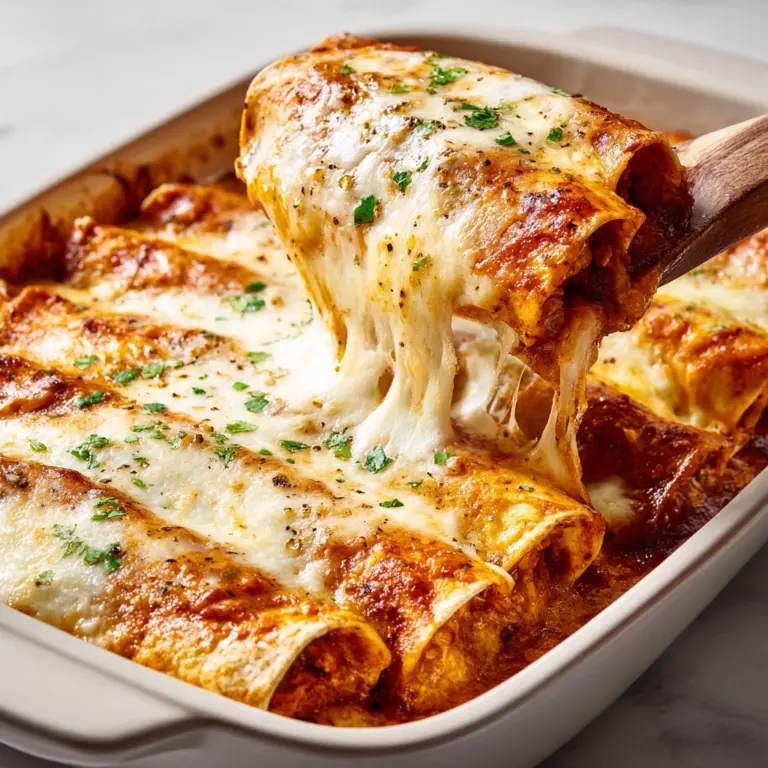 Chicken Enchiladas with Sour Cream White Sauce Recipe