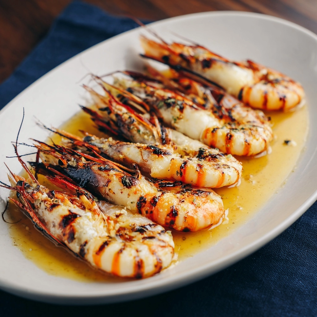 Char-Grilled King Prawns with Lemon: An Incredible Ultimate Recipe - Recipe Image