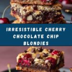 Cherry Chocolate Chip Blondies Recipe