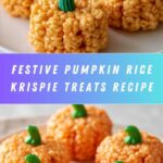 Pumpkin-Shaped Rice Krispie Treats Recipe