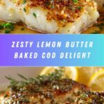 Lemon Butter Baked Cod Recipe