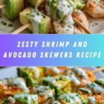 Shrimp and Avocado Skewers with Lime Dressing Recipe