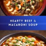Beef and Macaroni Soup Recipe