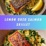 One-Skillet Salmon with Lemon Orzo Recipe