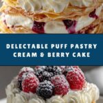 Puff Pastry Cream and Berry Cake Recipe