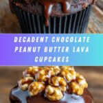 Chocolate Peanut Butter Lava Cupcakes Recipe