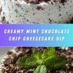 Refreshing Mint Chocolate Chip Cheesecake Dip for Party Pleasers Recipe