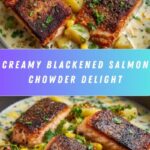 Creamy Blackened Salmon Chowder Recipe