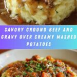 Ground Beef and Gravy Over Mashed Potatoes Recipe