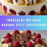 No-Bake Banana Split Cheesecake Recipe