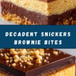 Easy Snickers Brownie Bites Recipe