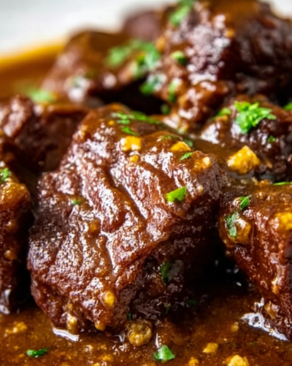 Carolina Mustard BBQ Sauce Instant Pot Beef Short Ribs Recipe - Recipe Image
