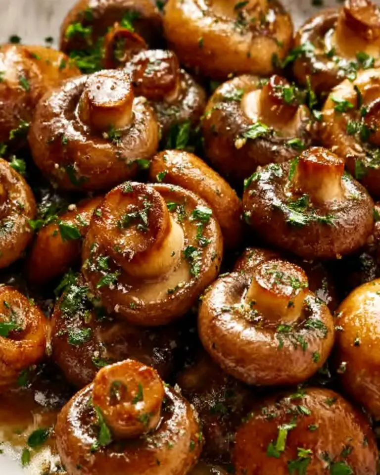Honey and Garlic Roasted Mushrooms Recipe