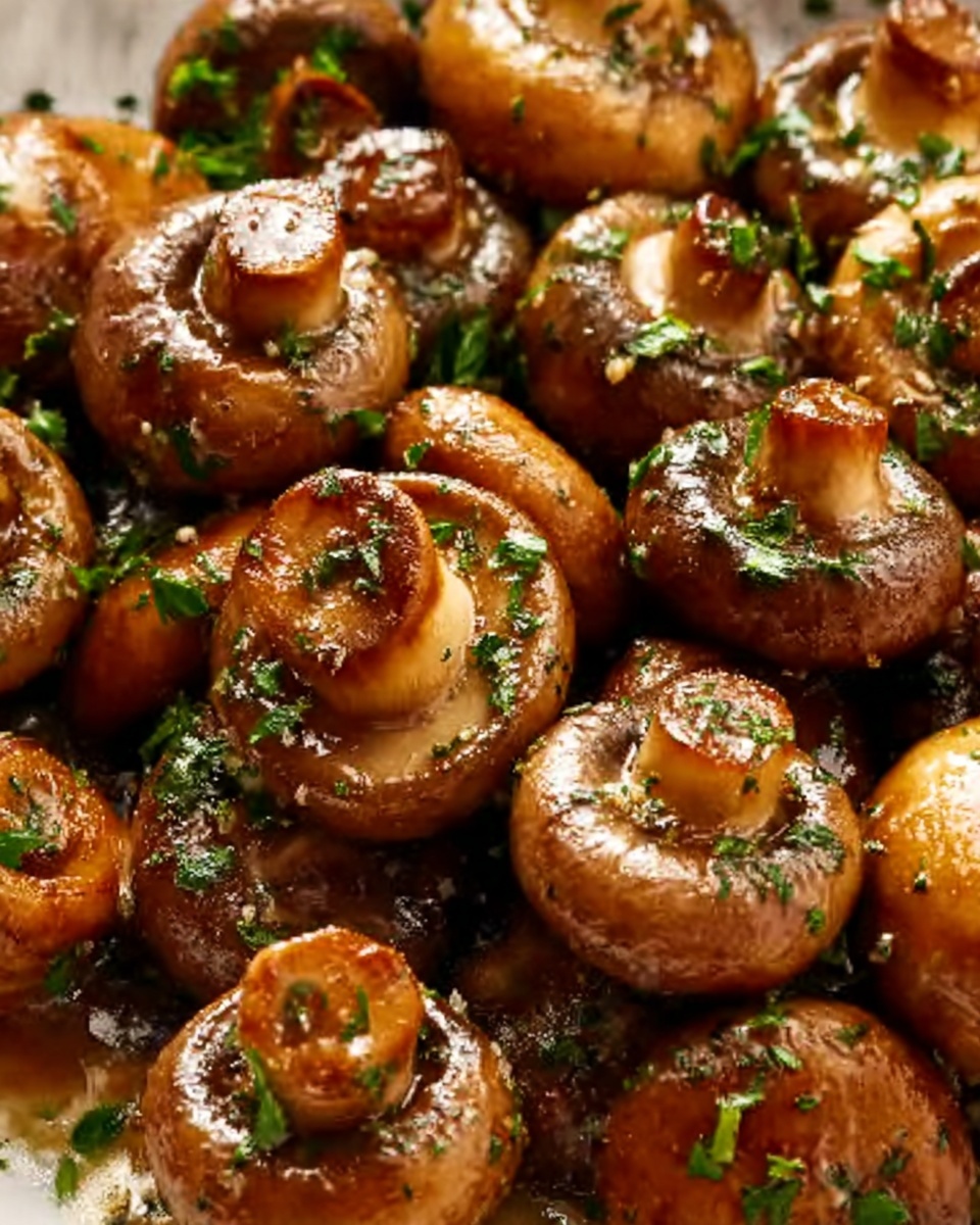 Honey and Garlic Roasted Mushrooms Recipe - Recipe Image