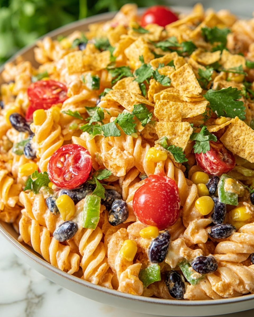 Ranch Taco Pasta Salad: An Easy & Delicious Recipe - Recipe Image