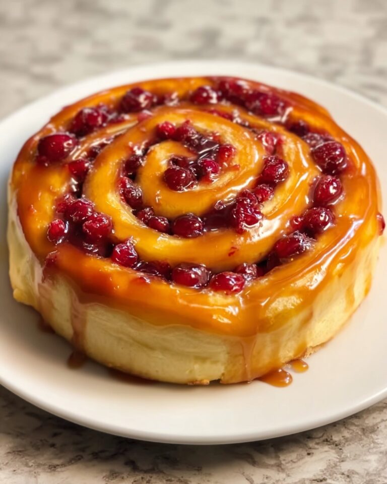 Raspberry Cinnamon Rolls with Lemon Glaze Recipe