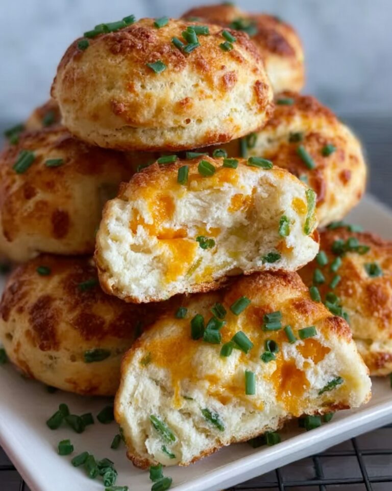 Cheddar Scallion Drop Biscuits Recipe