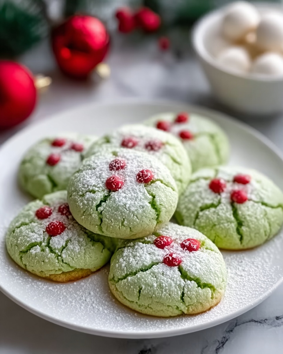 Grinch Cookies Recipe - Recipe Image