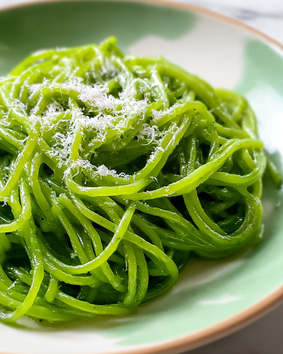 Mexican Green Spaghetti Recipe - Recipe Image