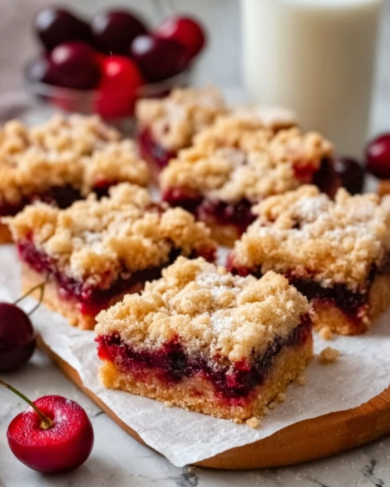 Cherry Crumble Bars Recipe