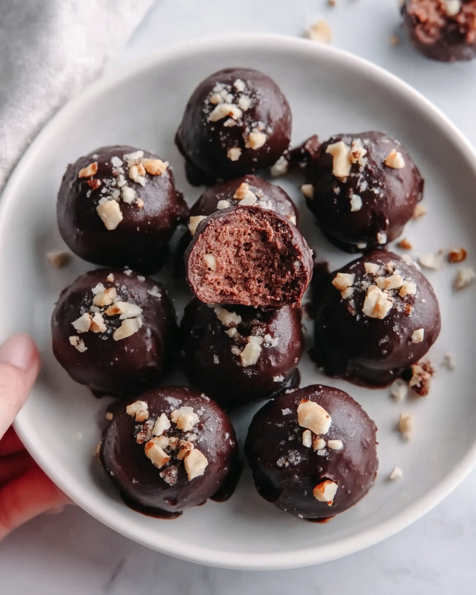 No-Bake Brownie Bites Recipe - Recipe Image
