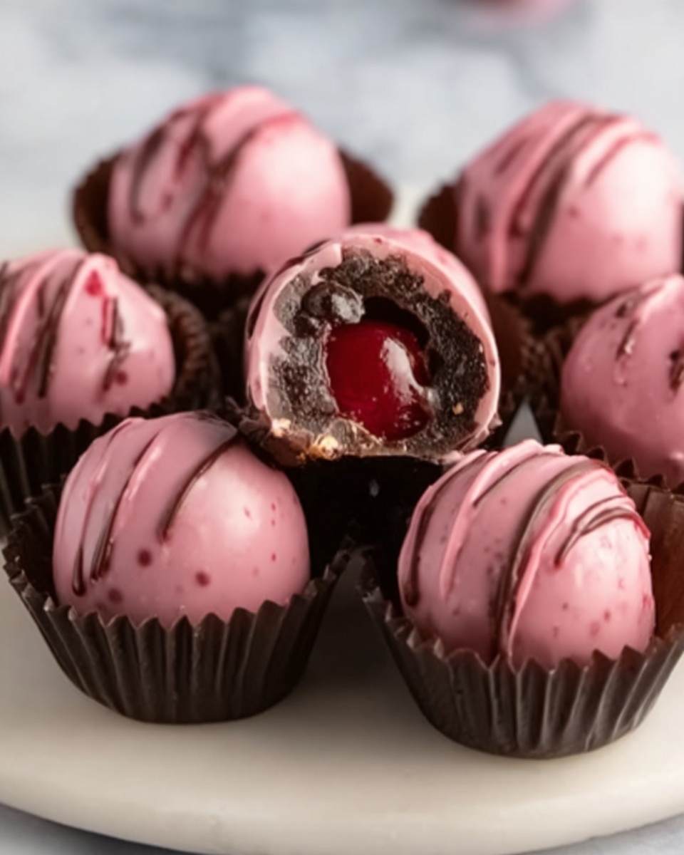 Cherry Mash Truffles Recipe - Recipe Image